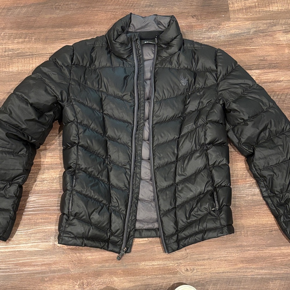 Spyder Men's S Black Puffer Jacket